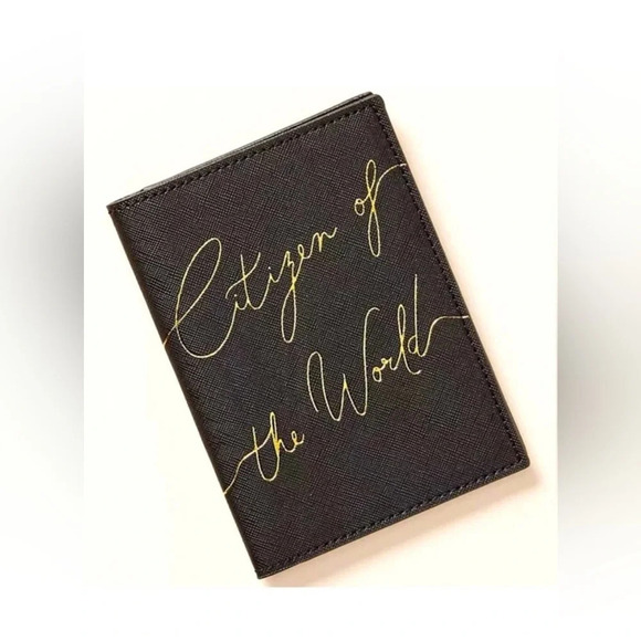 Anthropologie Home Anthropologie Luna Passport Holder Citizen of the World. NWOT - Picture 1 of 7
